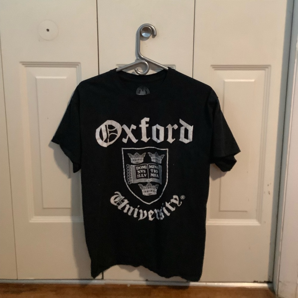 University of Oxford Black Tee L